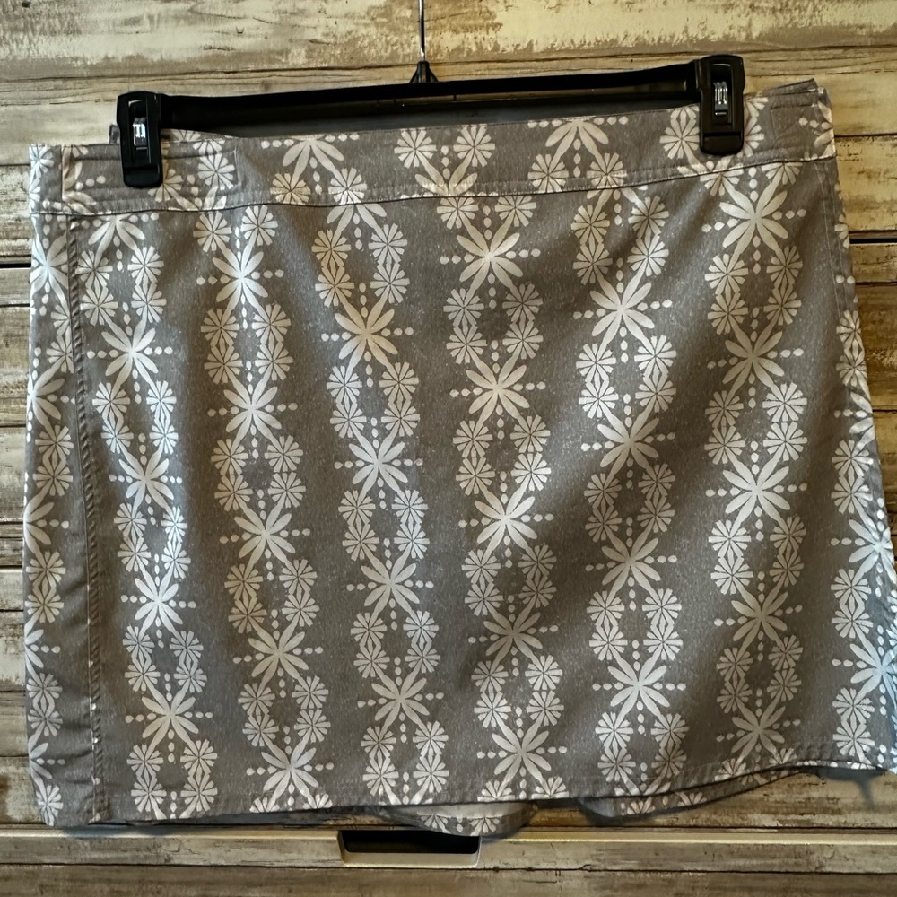 🩶🤍RipSkirt Gray White Wrap Travel Skirt XXL